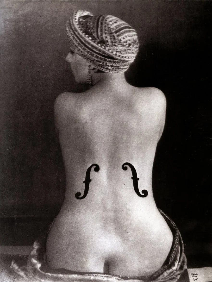 Man Ray, “Ingres's Violin” (1924)