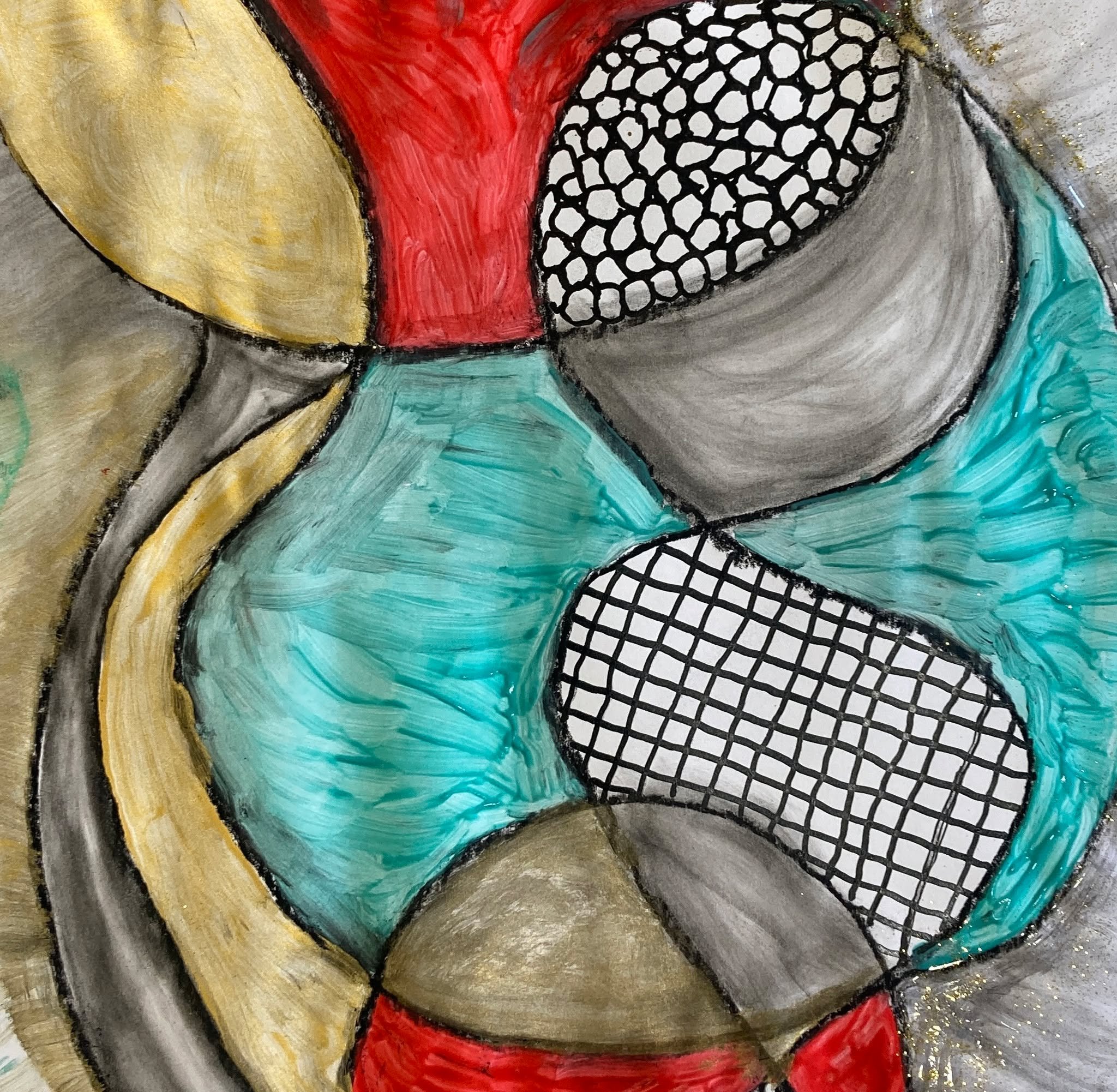 New abstract experimental work - detail - work in progress. Loving the paint, pen and metallic combinations.
.
.
.
.
.
.
.
.
.
.
#abstract #abstractart #mixedmediaart #mixedmedia #inkandpaintonpaper #worksonpaper #wip #wipart #wipartwork #artist #wor