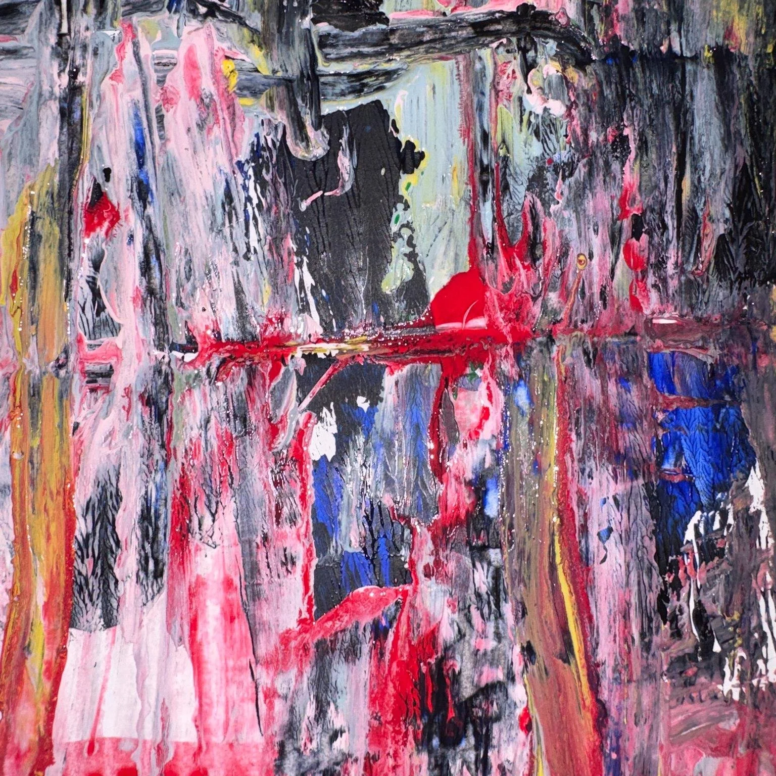 These are some details of a recent therapeutic art activity which comes with my Substack subscription. This one was about depicting a transition from Winter to Spring in a celebration and reflection of the first quarter of the year. No correct way to