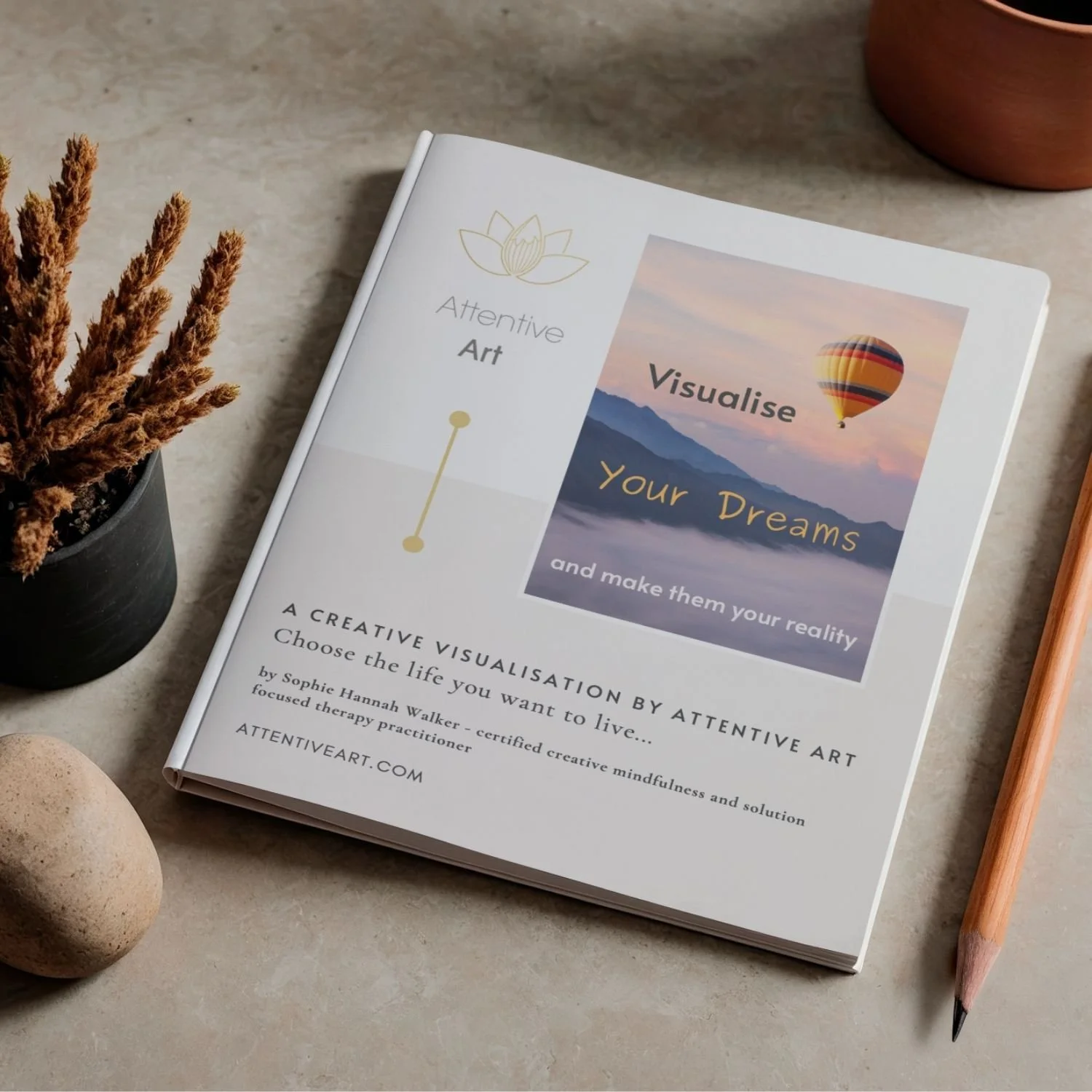 Creative Visualisation Workbook - Use creativity  to bring your desires into reality