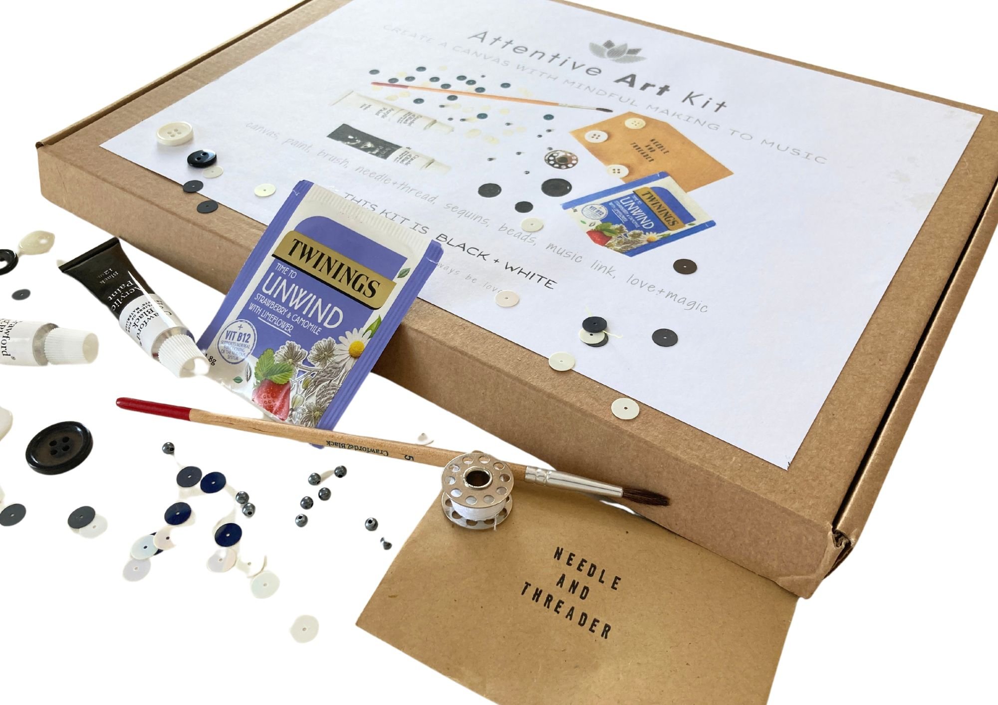 Attentive Art Kit in Black and White