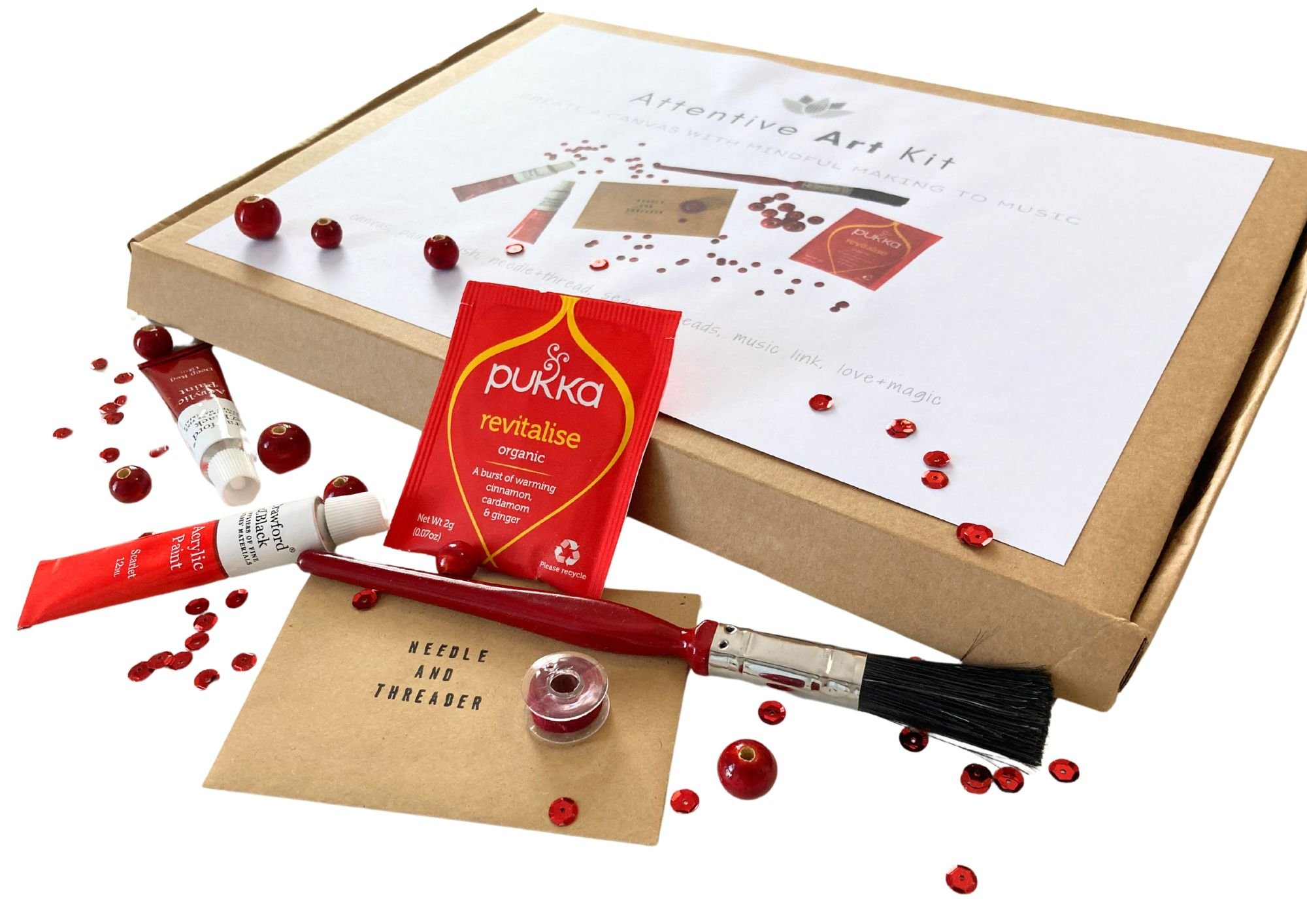 Attentive Art Kit in Red