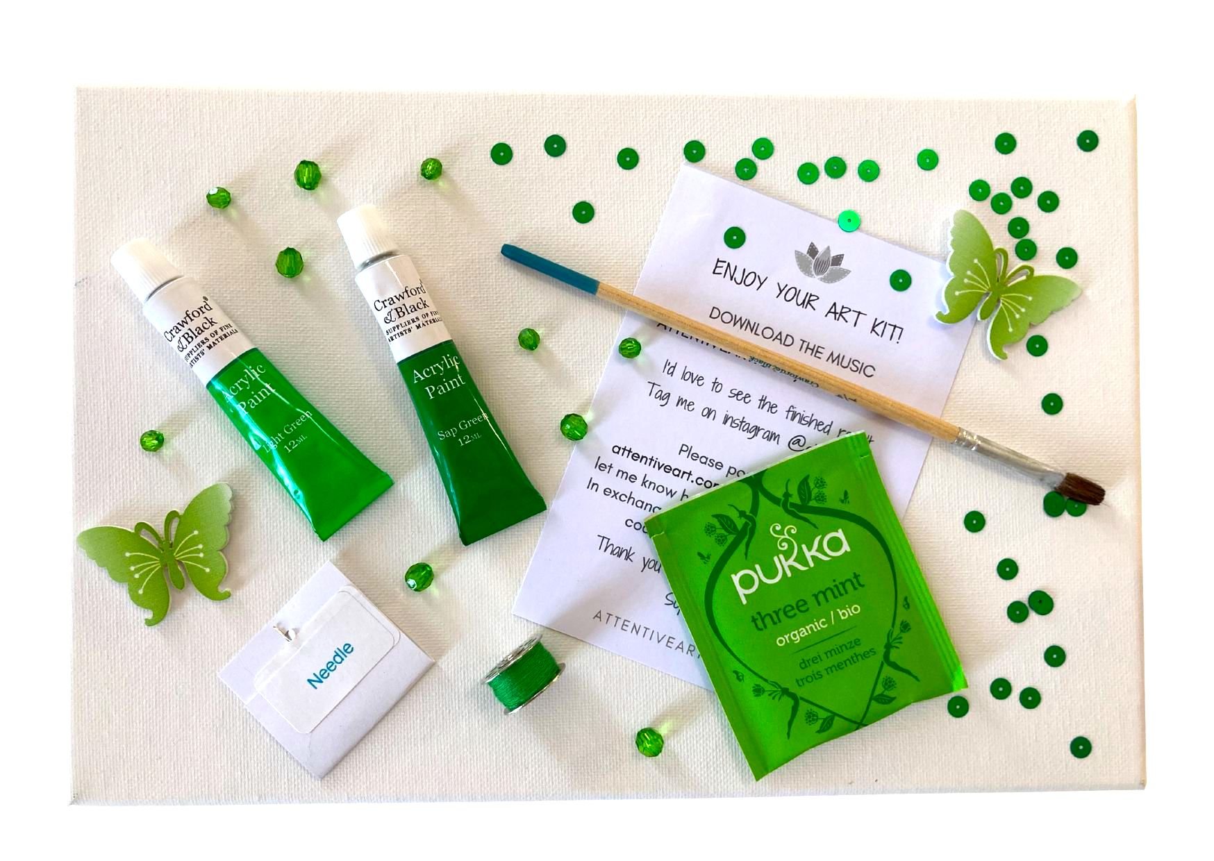Green Attentive Art Kit Contents.jpg