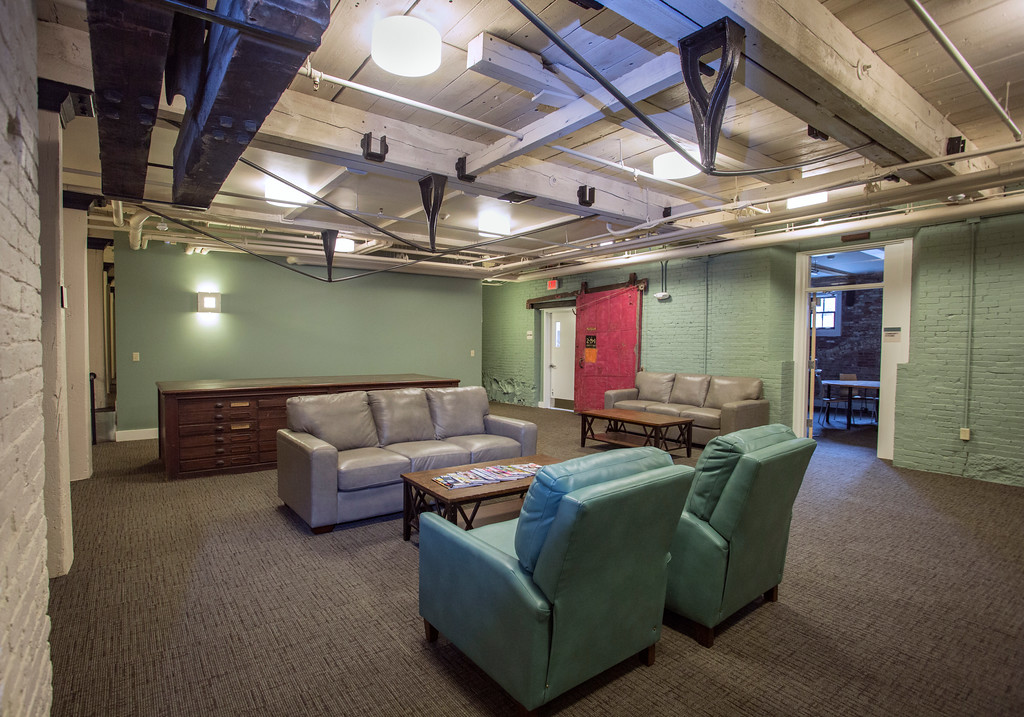 Community Room-shows Old Bessie and the bullwheel on the ceiling mentioned in Section 4. Photo courtesy Tim Greenway.jpg