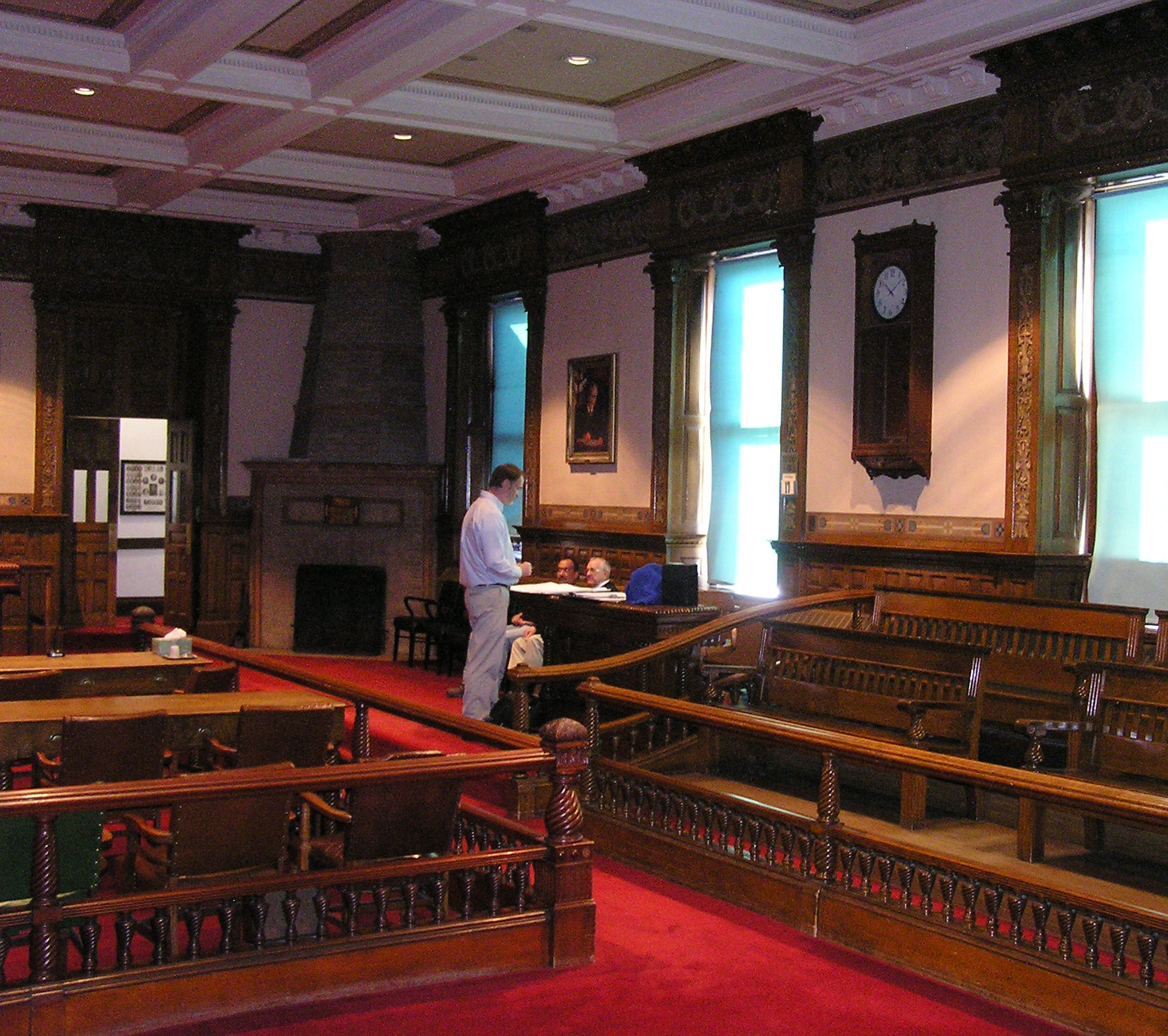 Kennebec County Courthouse Ceremonial Courtroom Augusta Maine