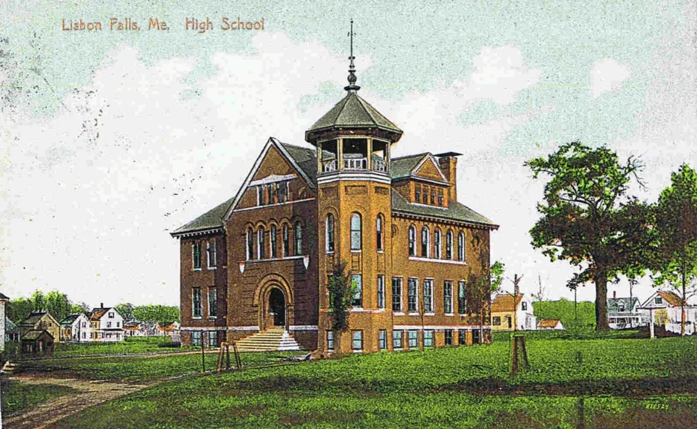 Lisbon Falls Maine Map Lisbon Falls High School, Lisbon Falls — Maine Preservation