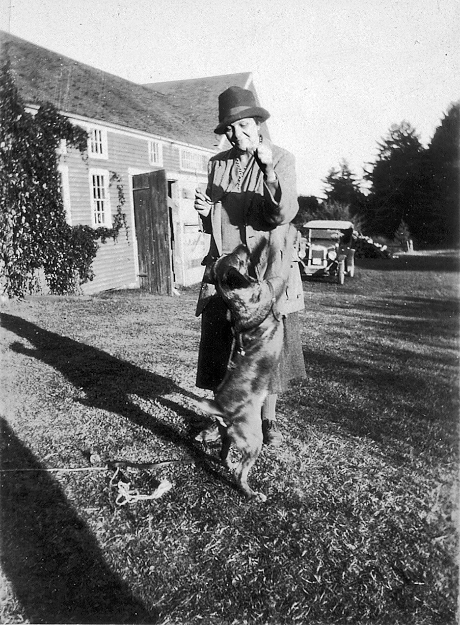 Frances Perkins & Balto c. 1940.jpg