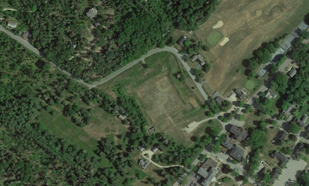 Aerial view of Fort George, Google Maps