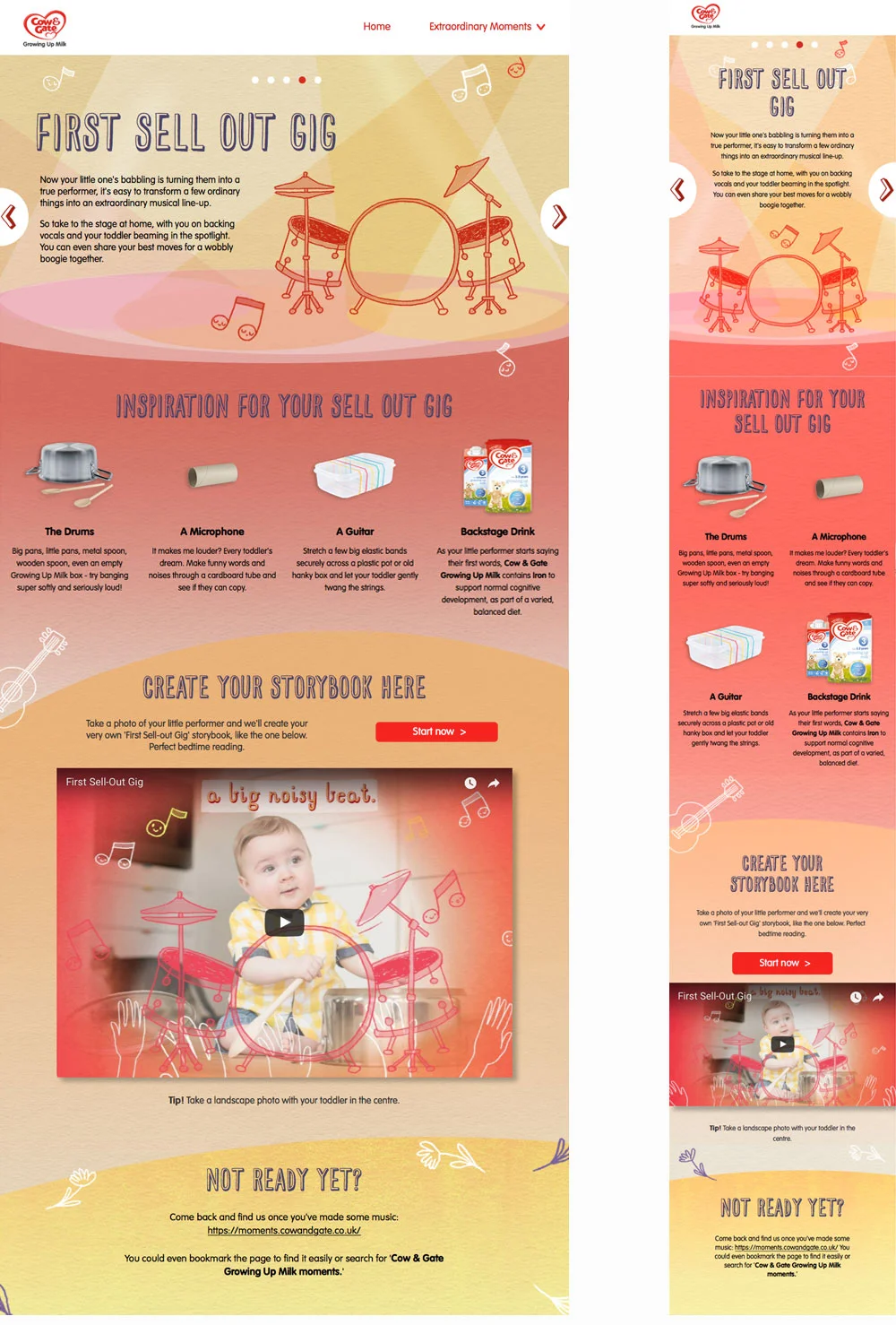 During the design process each theme was carefully mocked up in desktop, tablet and mobile configurations to help the dev team. Working closely with UX and the dev team really helped the rapid deployment of these assets in ways which could be achieved easily.