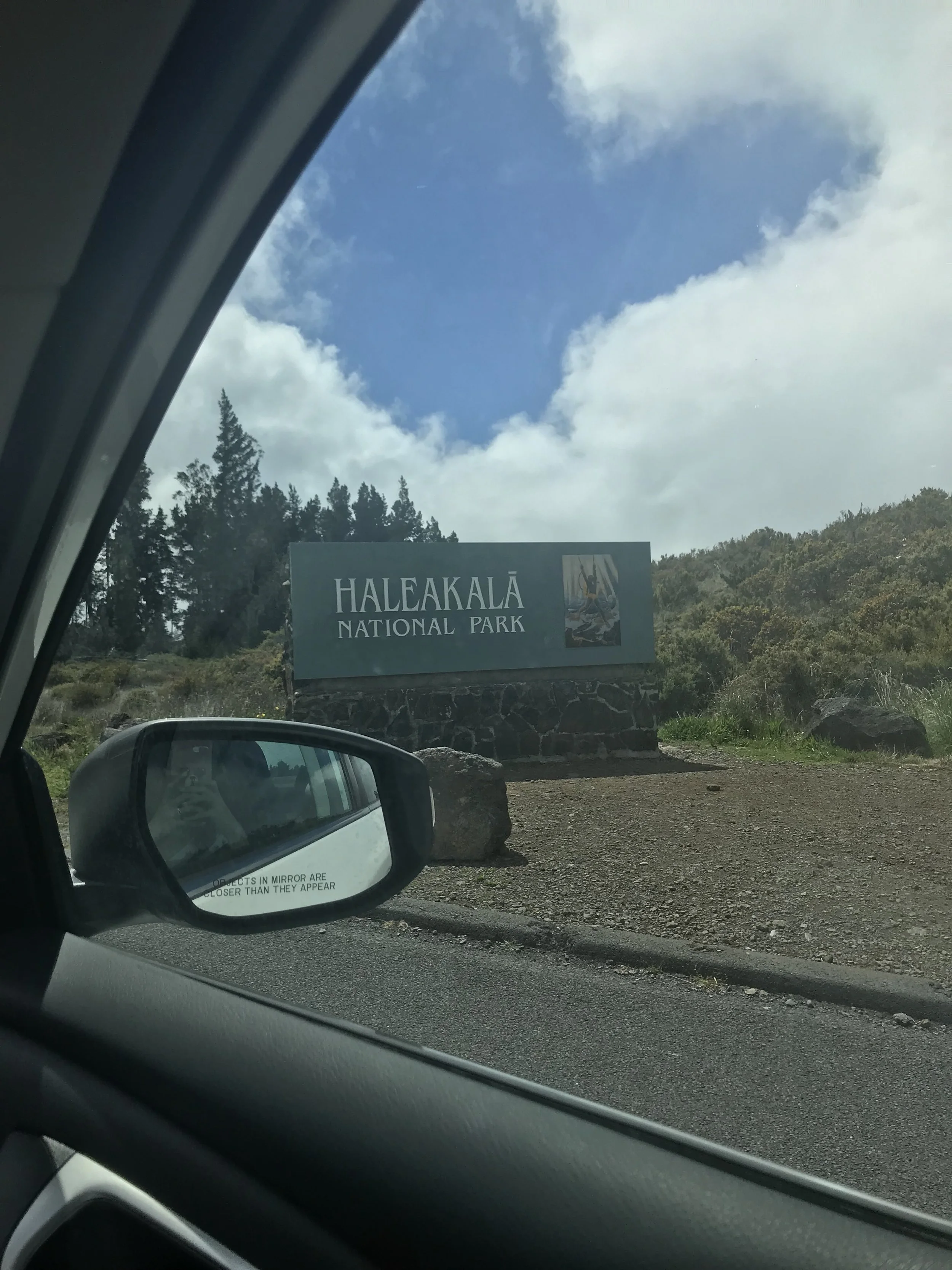 The entrance of Haleakala National Park.