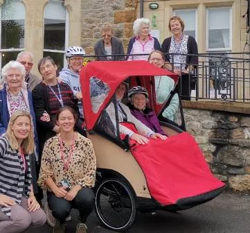 A "Cycling Without Age" Trishaw, plus Community Poetry at Winash