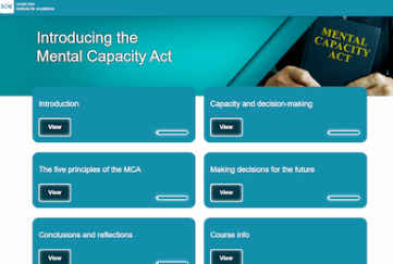 Free e-Learning Mental Capacity Act Course