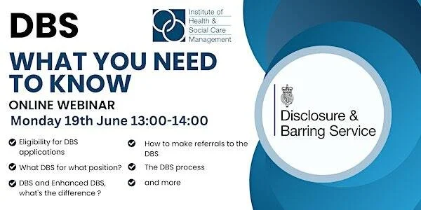 Free DBS Webinar 