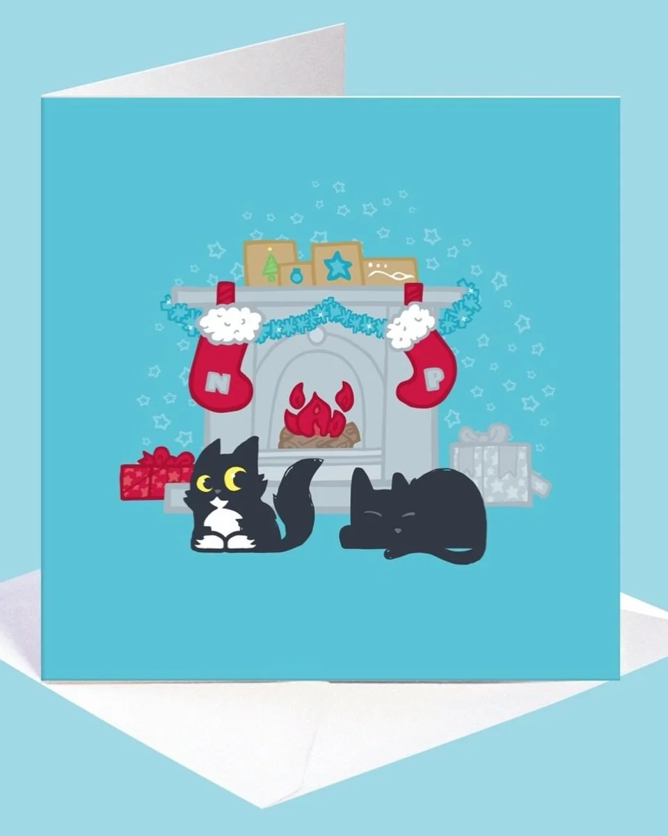 🎅🏻Our #PickleAndNancy #blackfriday sale is on until 2 December! 🛍️🎄Check out our cute cat themed Christmas cards and gifts, subject to stock availability💌 http://etsy.me/2oNukR3