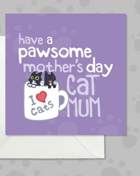 🐈&zwj;⬛💕 Our #Mothersday cards are up in our Etsy shop and we now have a sale on for this week! If you&rsquo;re in England, Wales and Scotland pls place any #motherday orders 💌 on or before 8th March! 🐈&zwj;⬛💕 https://pickleandnancy.etsy.com/lis