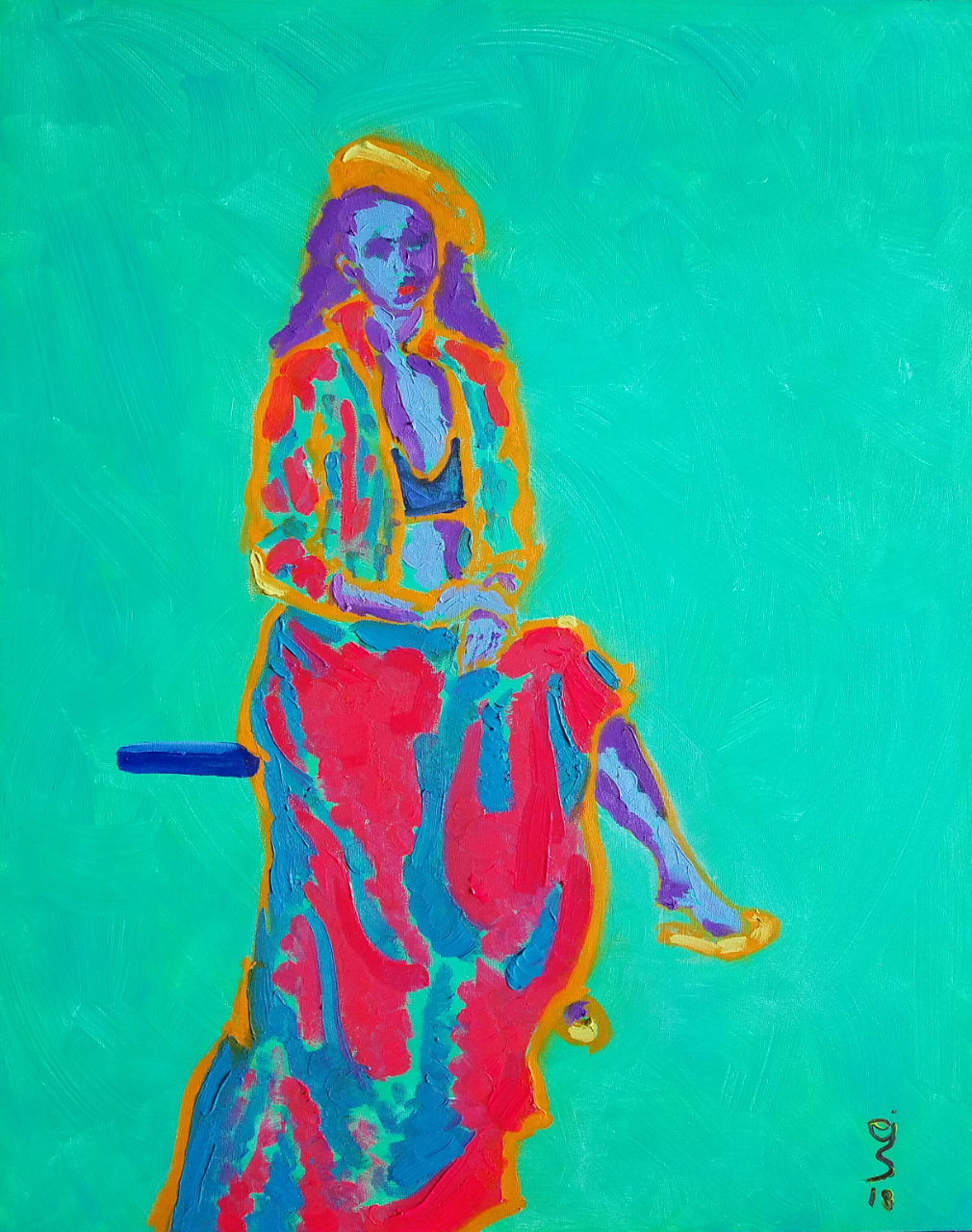 Woman in a Dress