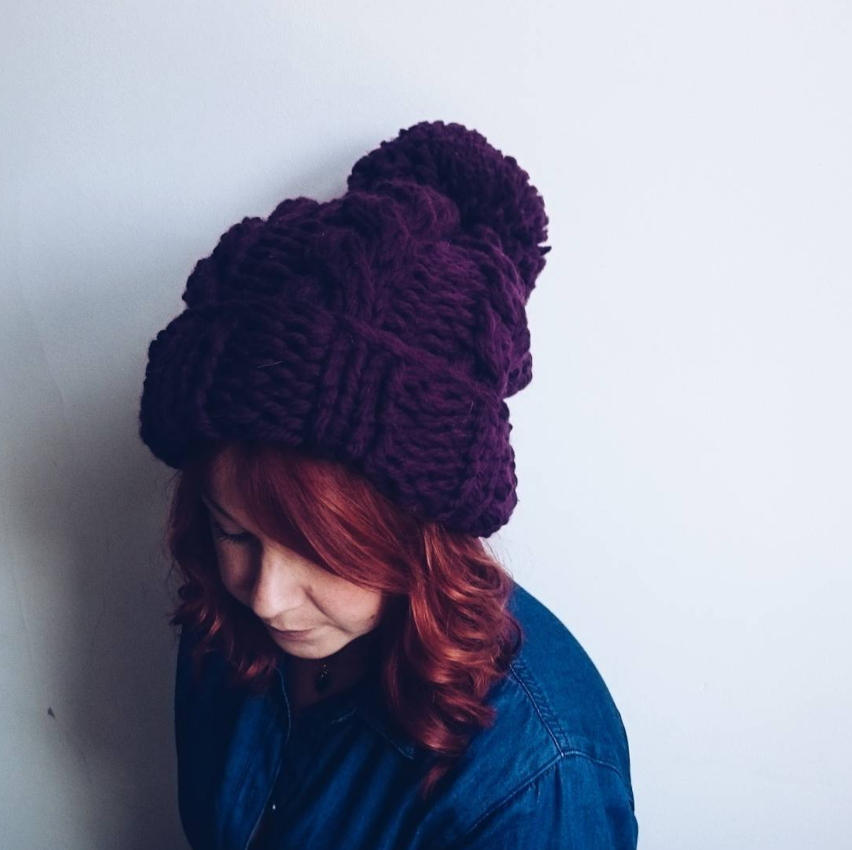 cable knit hats