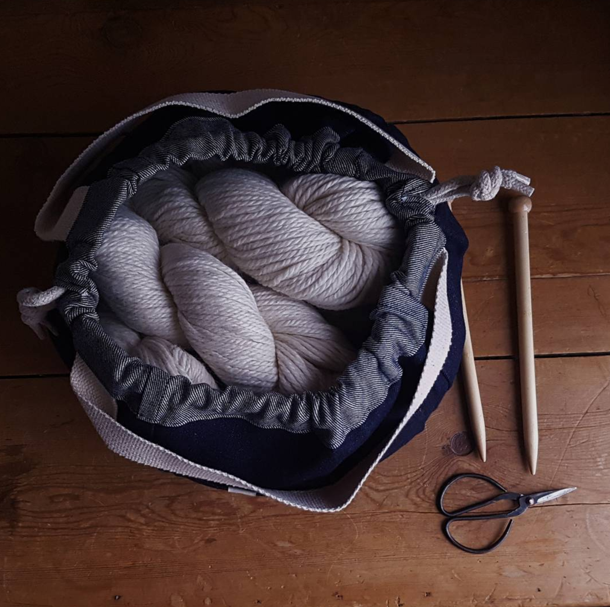 modern knitting bags
