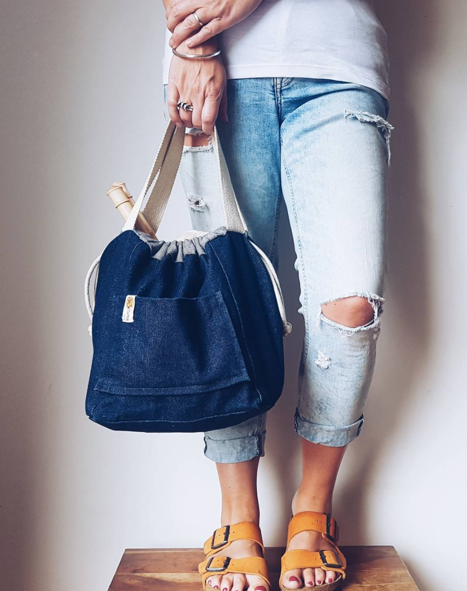 modern knitting bags