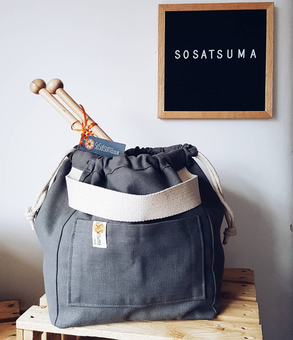 modern knitting bags