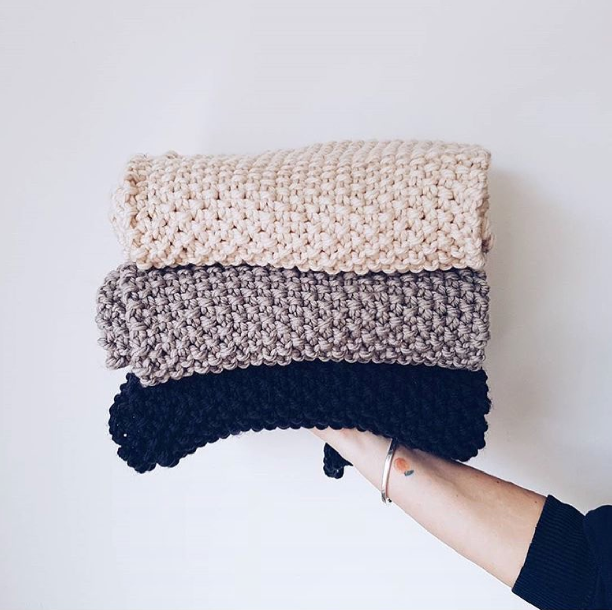 unique knitted scarf