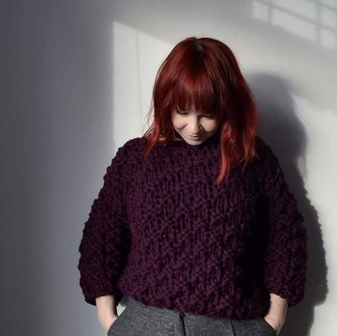 modern knitted jumper