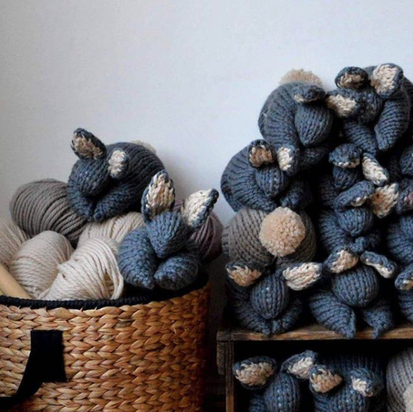 knitted rabbit