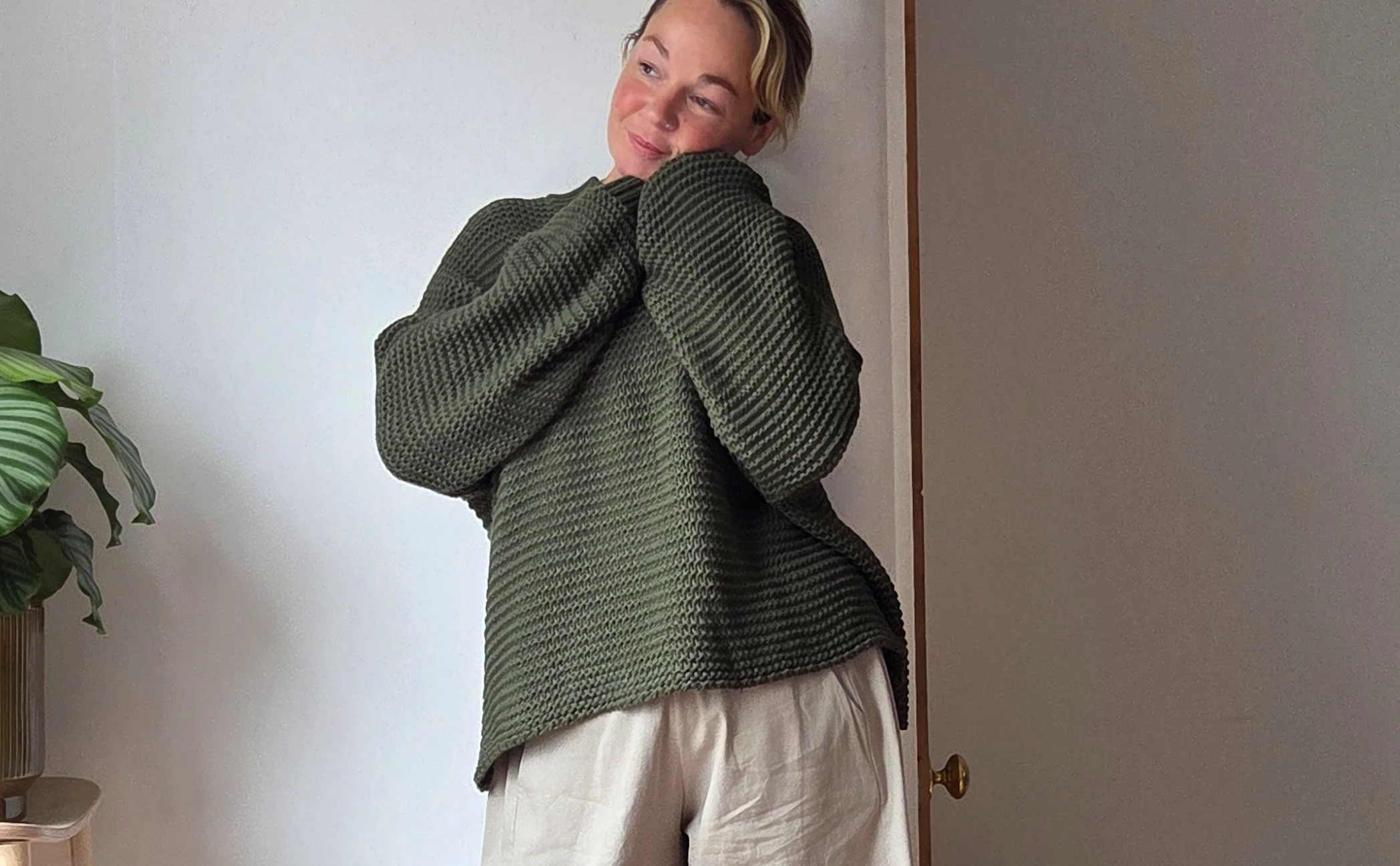 Chunky knit jumper