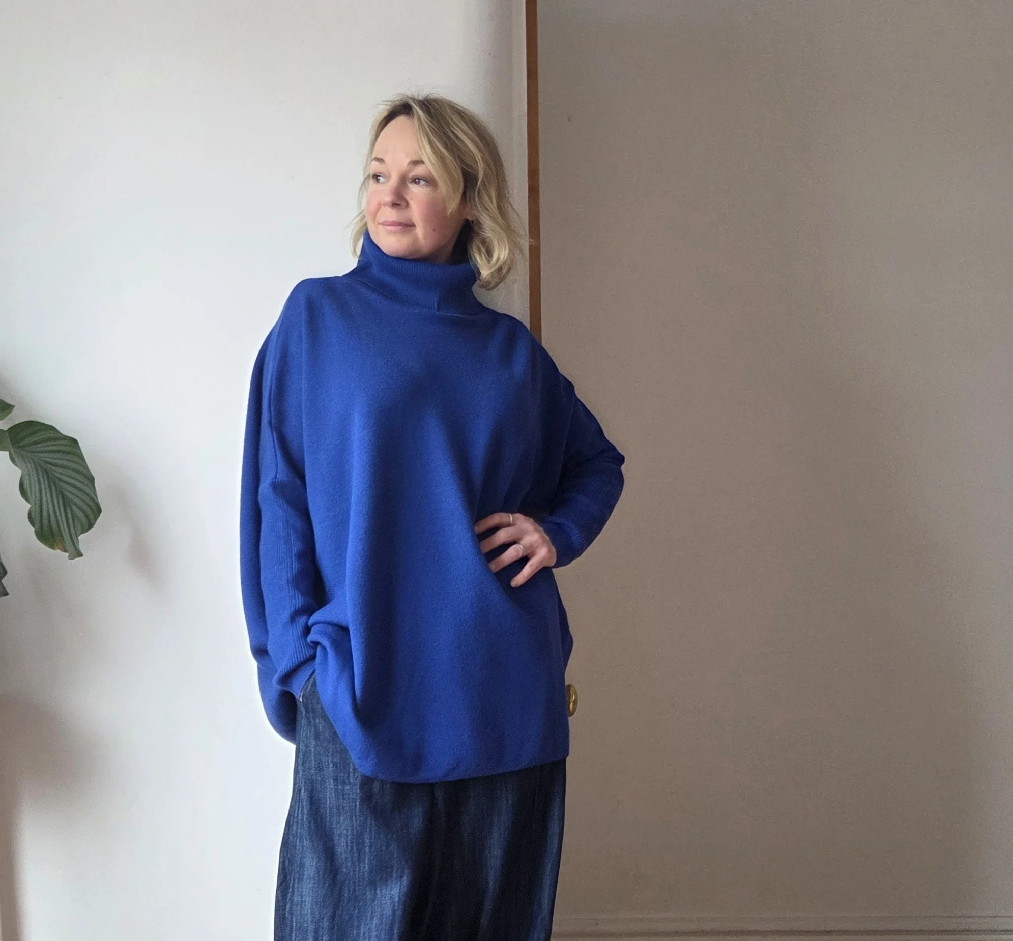 Oversize Roll Neck Jumper