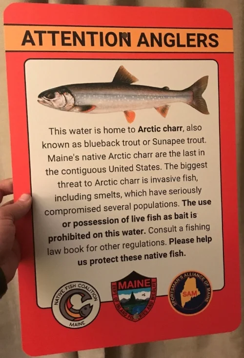 The actual sign as it will be posted