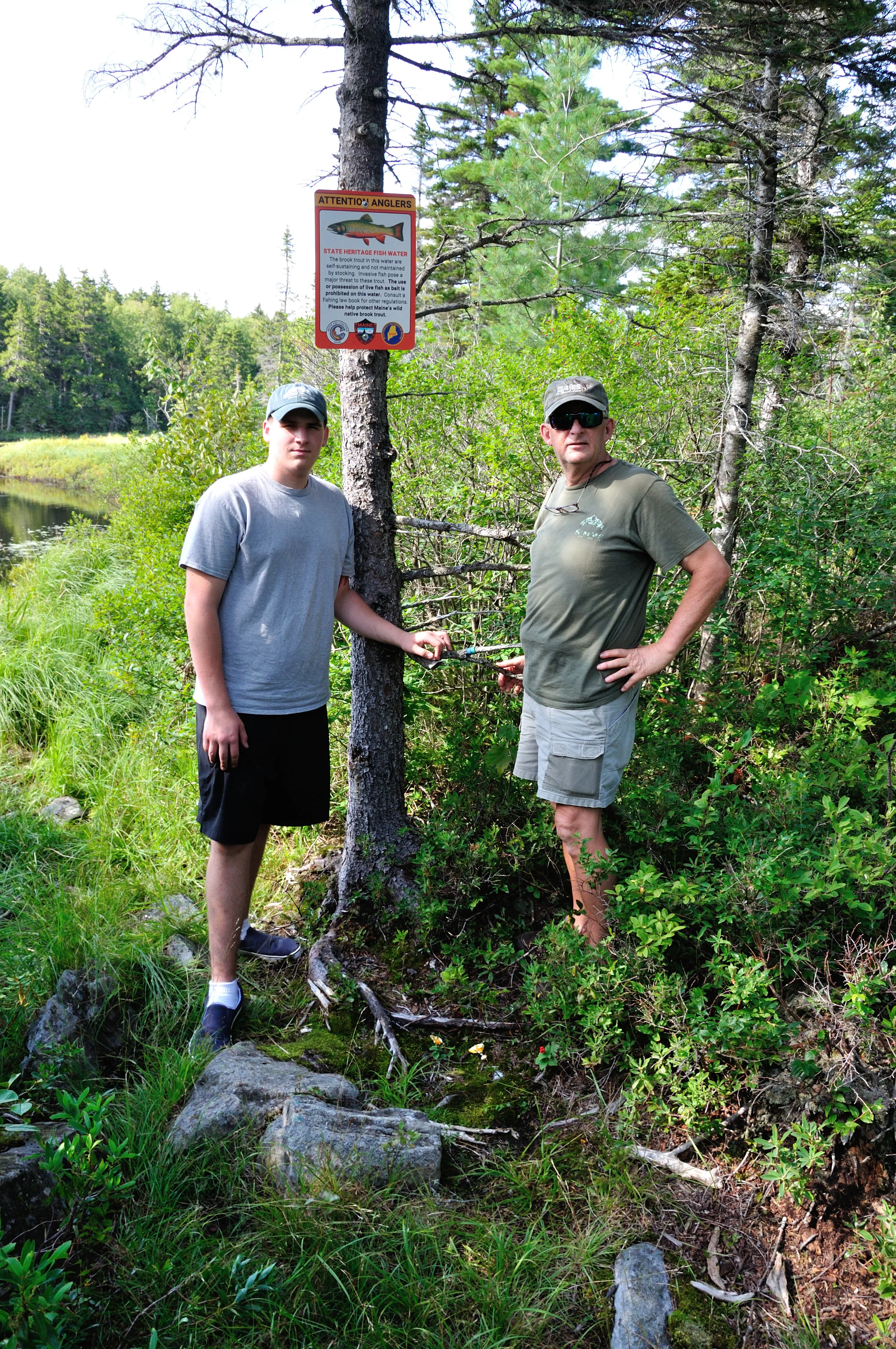 Maine State Heritage Fish Sign Initiative - Volunteers