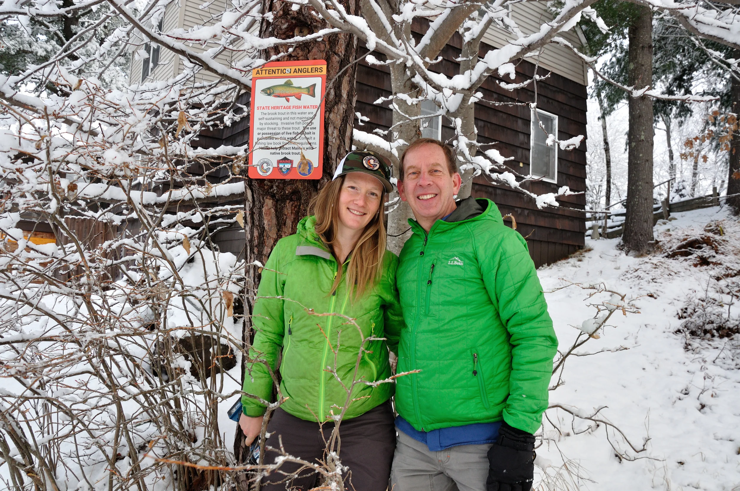 ME NFC and ME Audubon Post SHF Sign  