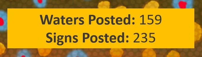 Maine State Heritage Fish Sign: Nearly 160 Waters Posted