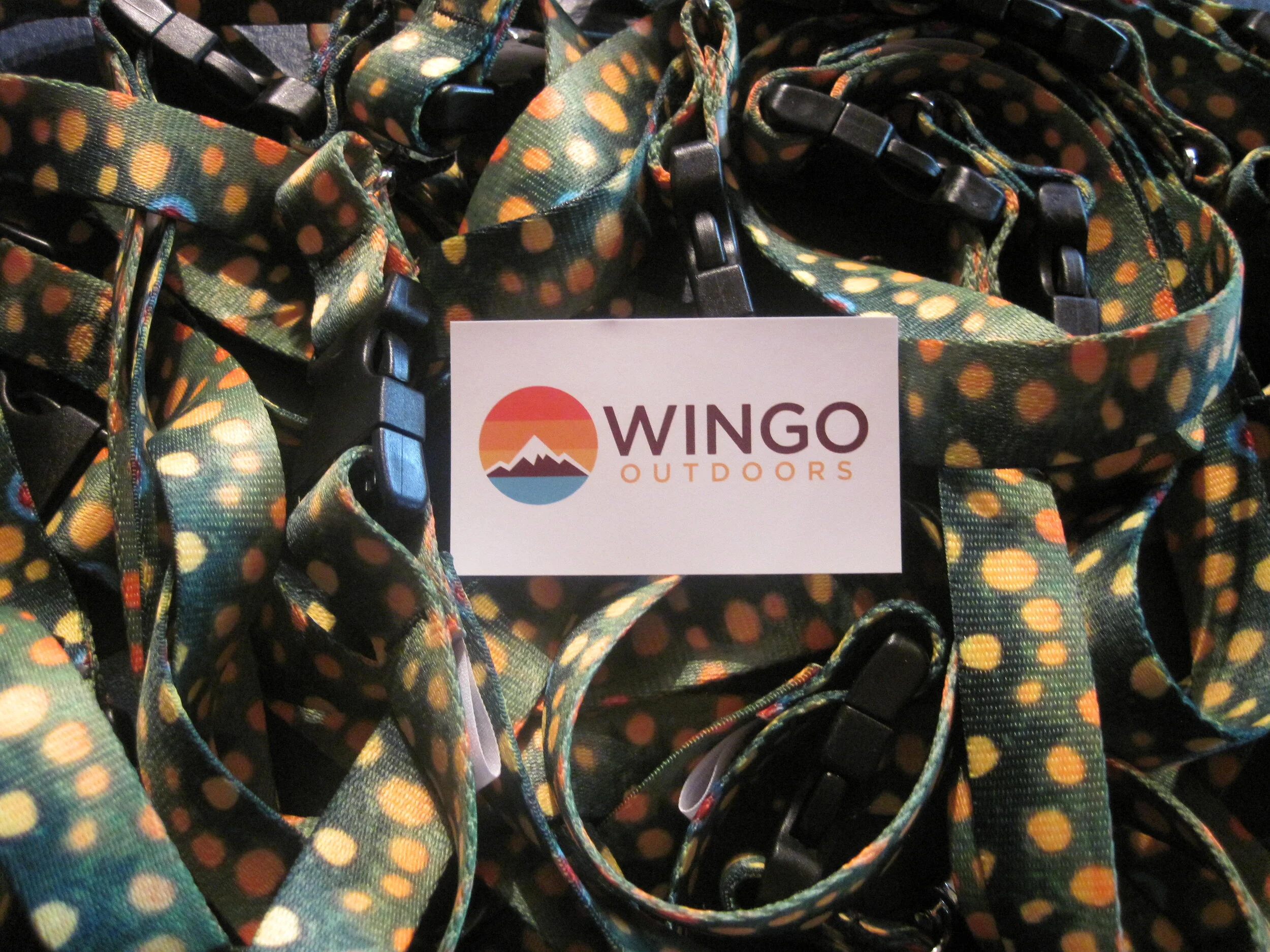 Wingo Outdoors Provides NFC With Brook Trout Lanyards
