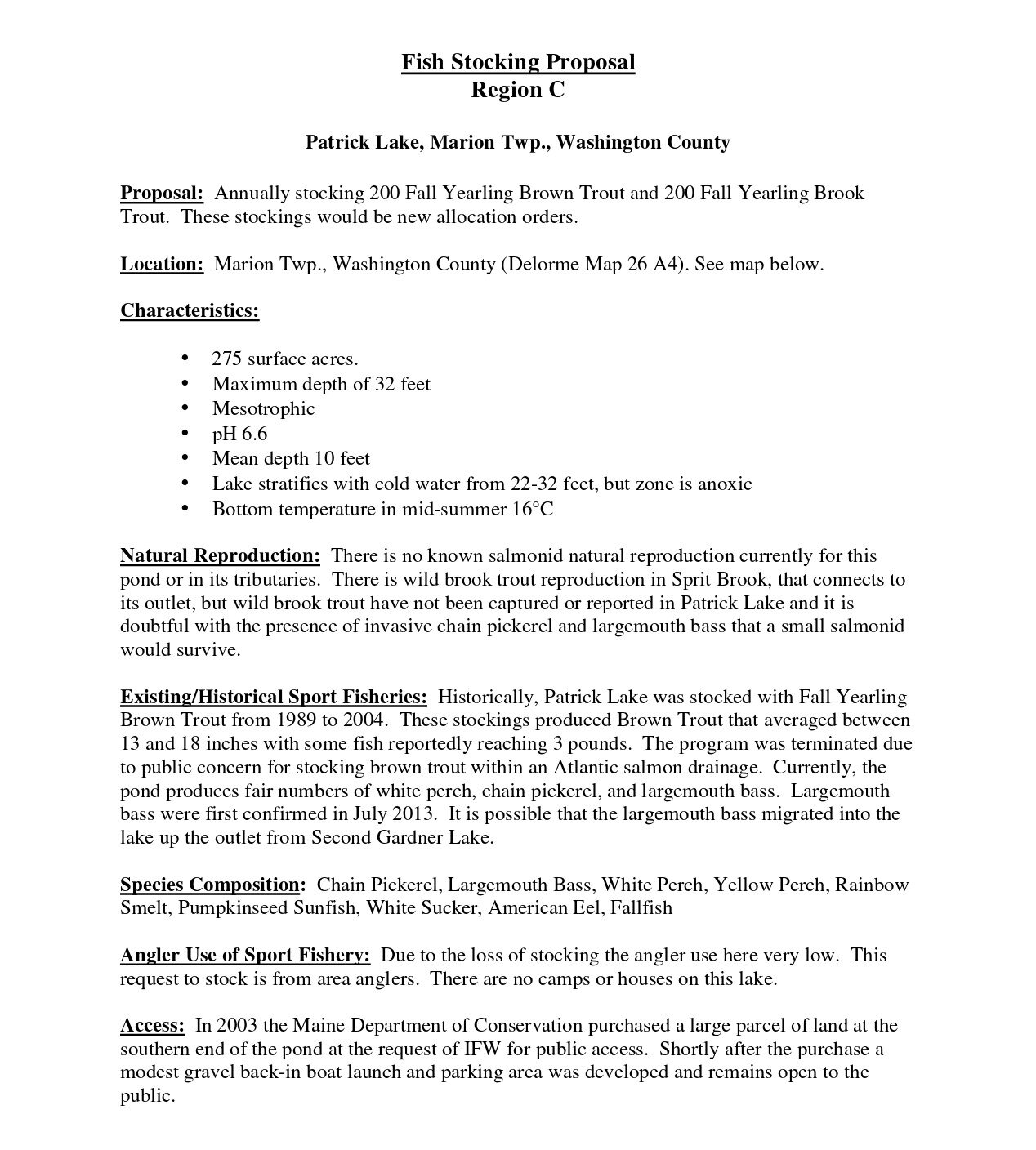 Patrick Lake Brown Trout and Brook Trout Stocking Proposal 2019_page-0001.jpg
