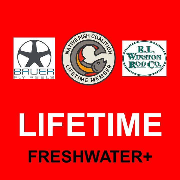 NFC Lifetime Memberships with R.L. Winston Fly Rods and Bauer Fly Reels