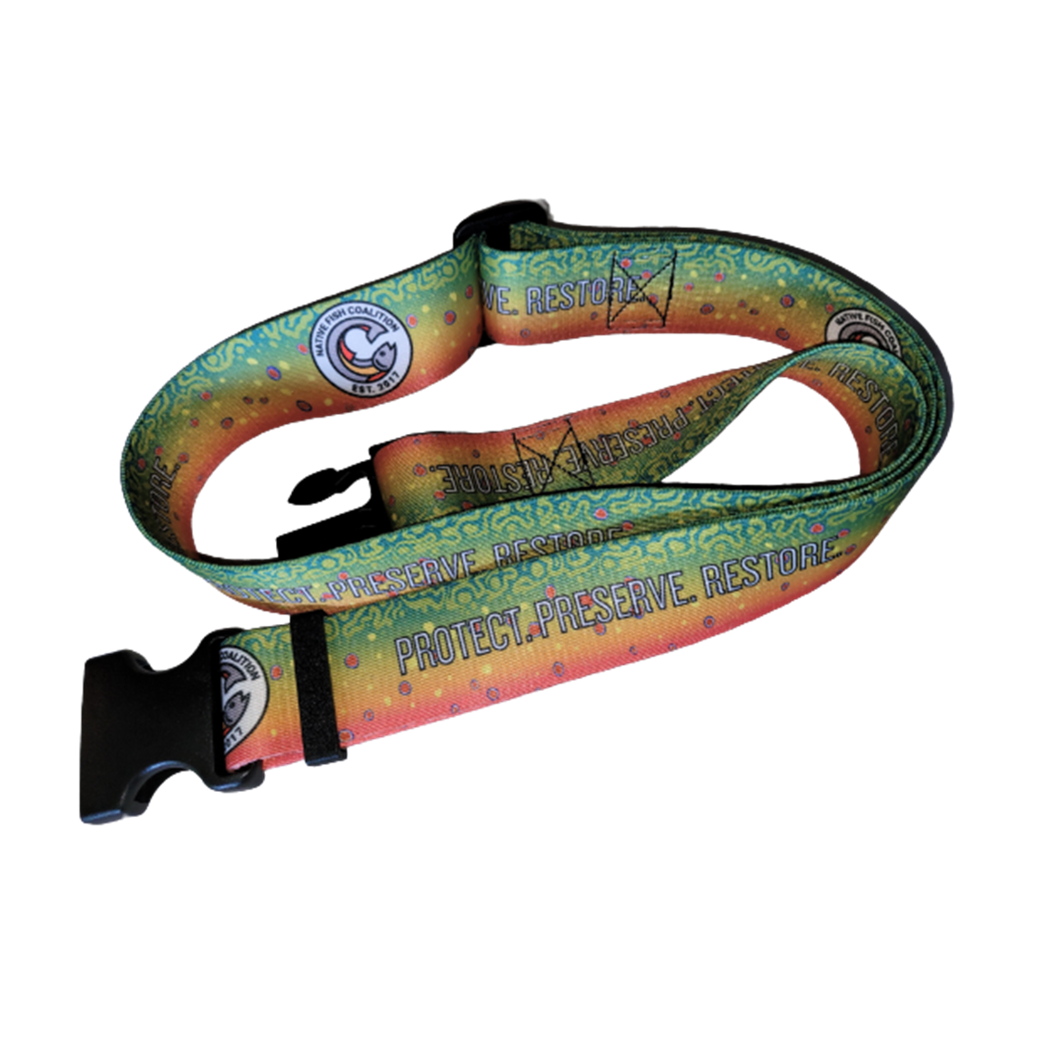 Custom NFC Brook Trout Wading Belt