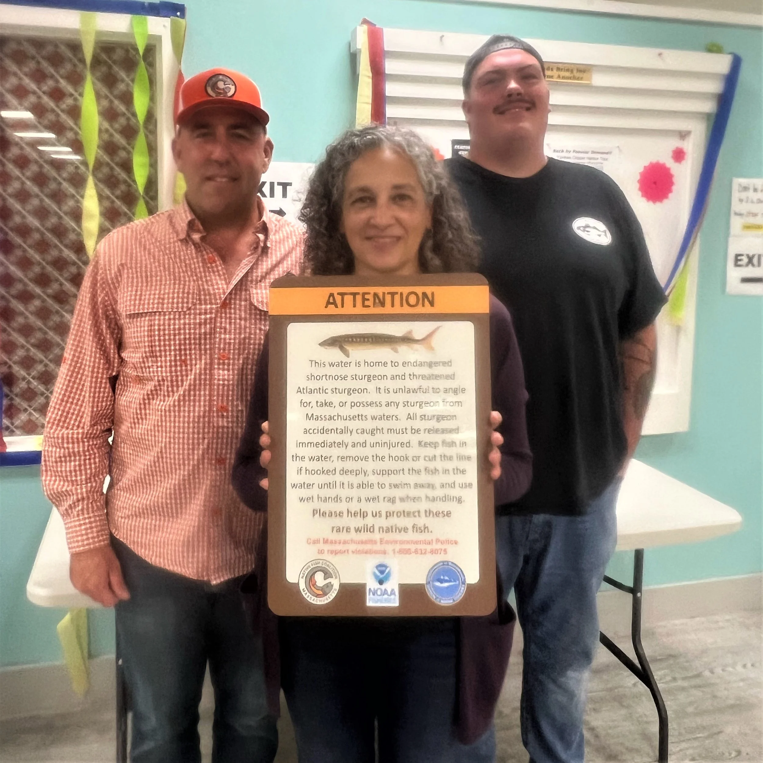 NFC Takes on Multi-State Endangered Sturgeon Sign Project