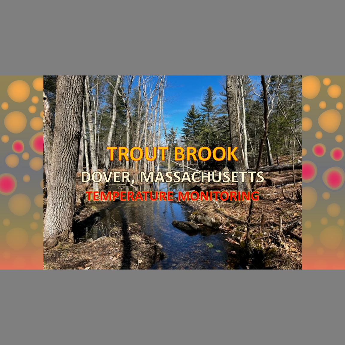Trout Brook: Temperature Monitoring Plan