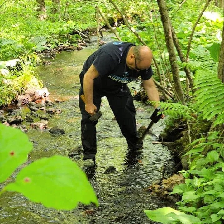 Trout Brook Gets More Temp Loggers