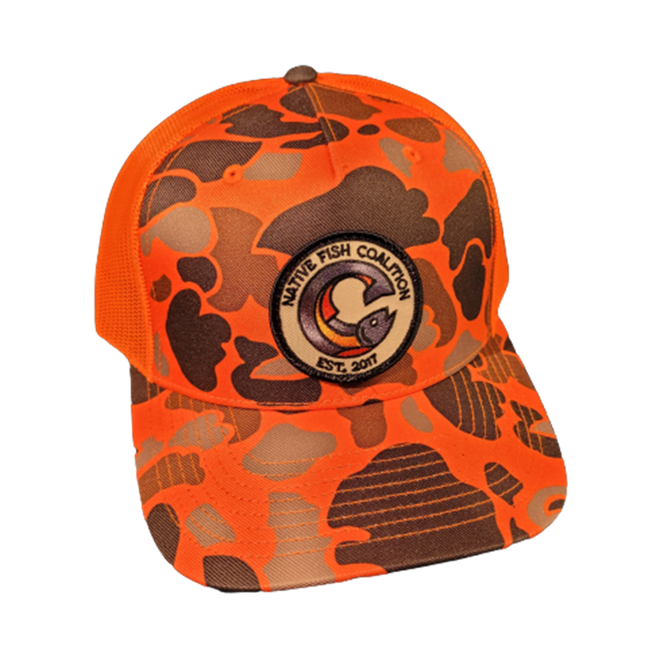 5-Panel Trucker - Blaze Camo