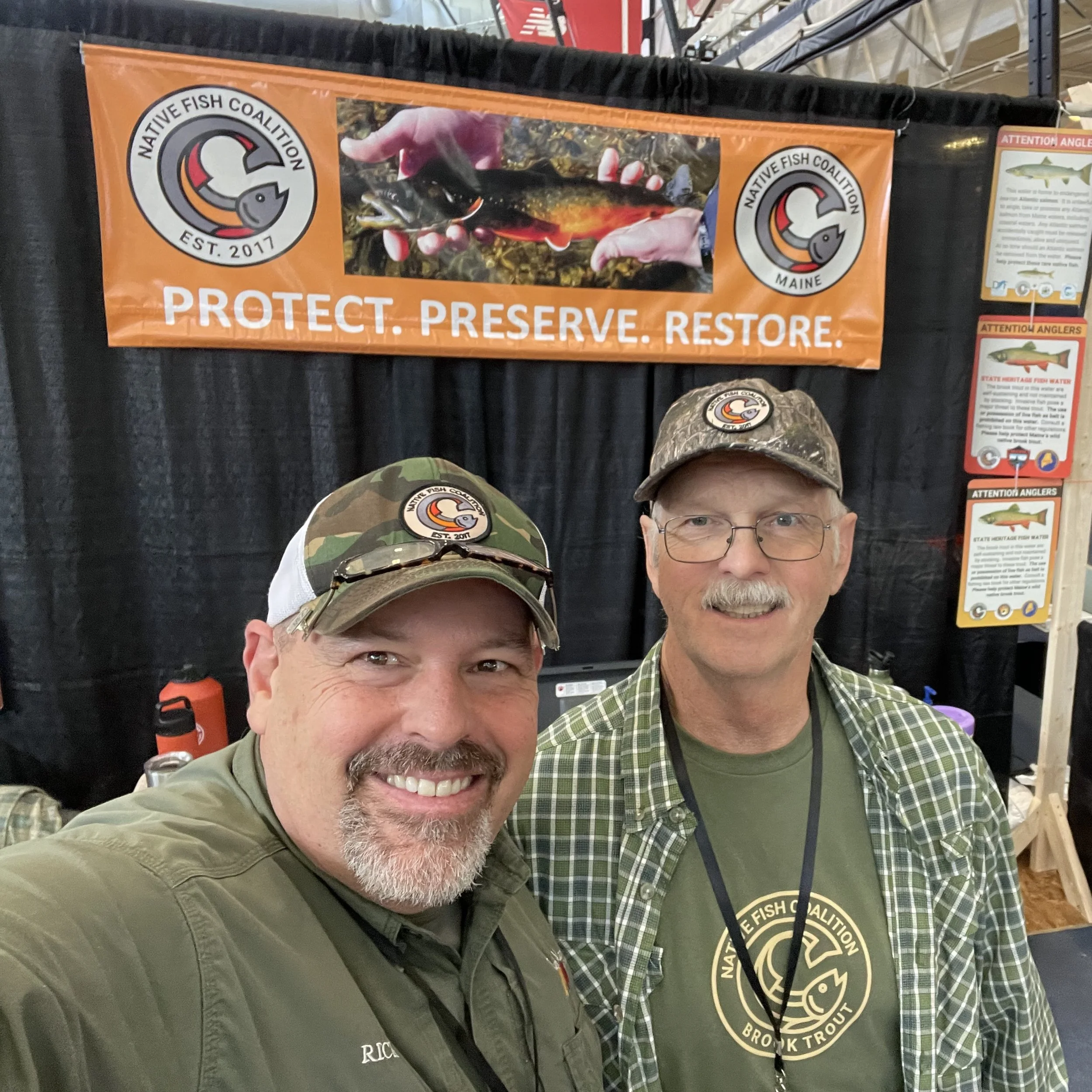 Maine NFC Takes Native Fish Message to Eastern Maine Sportsmen's Show