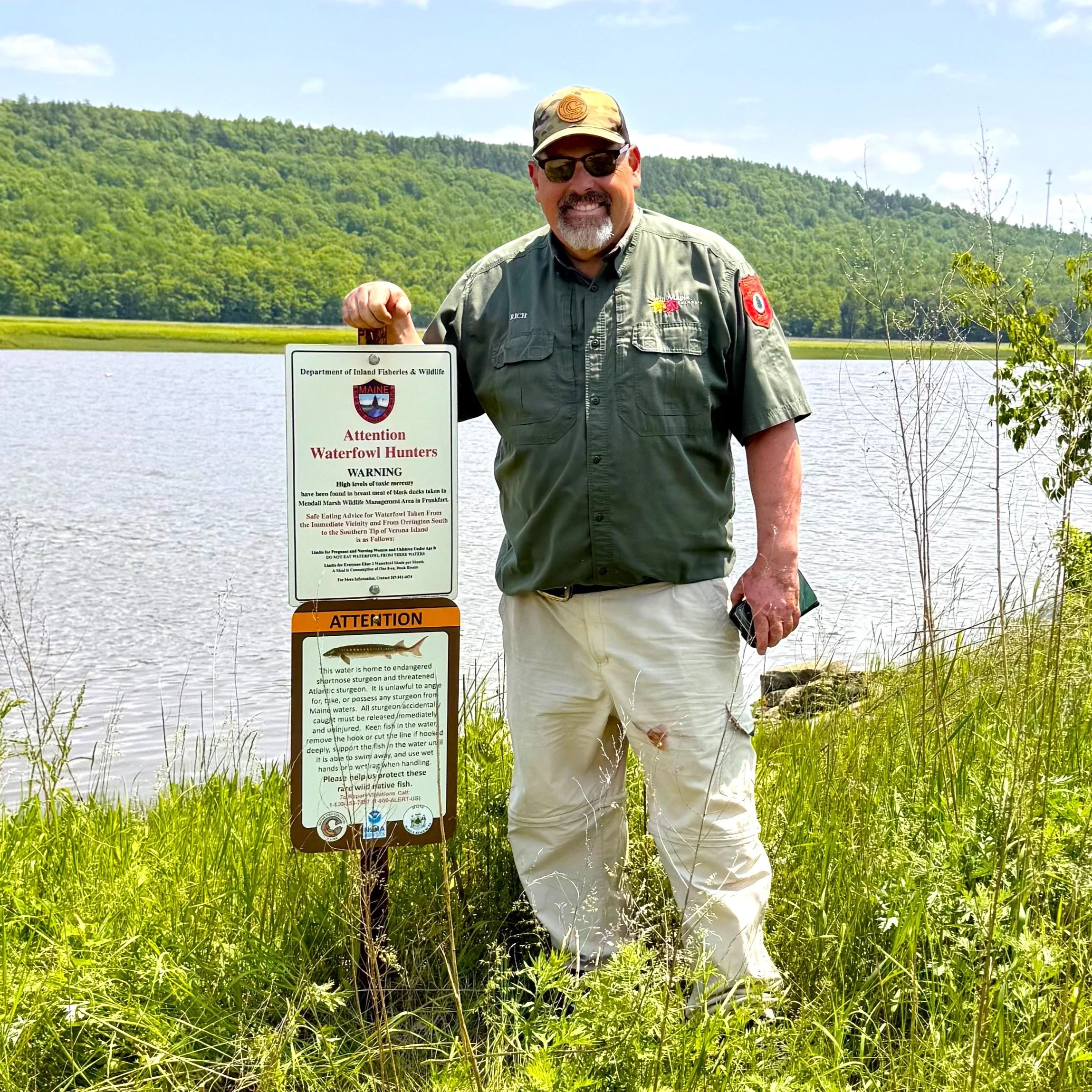 Maine Gets More Informational Sturgeon Signs...