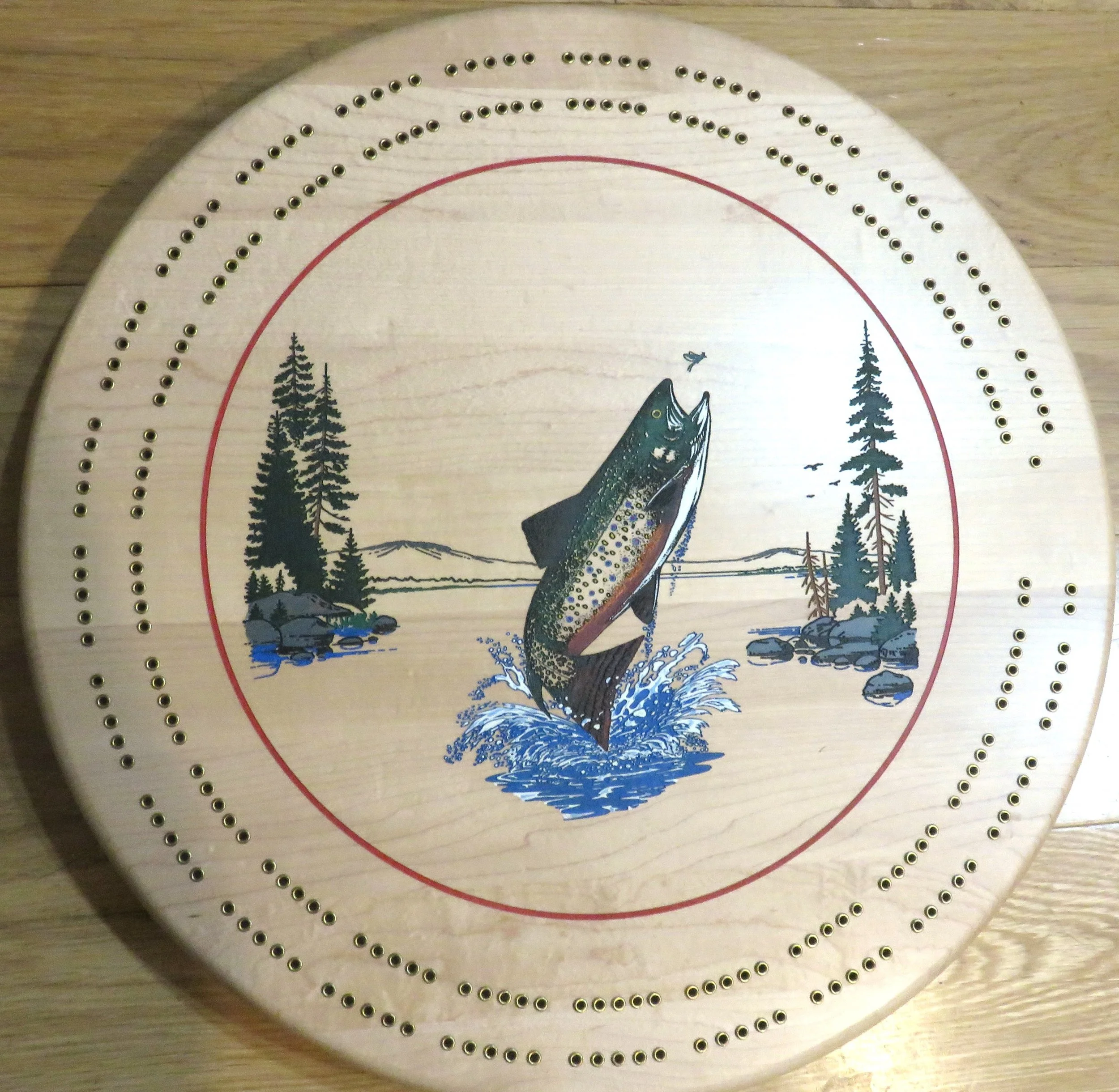 Cribbage board - brook trout (1) 2.JPG