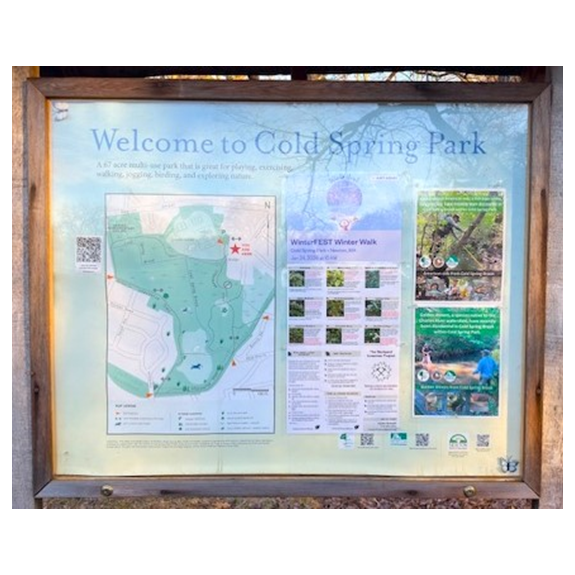Cold Spring Brook in Cold Spring Park Gets First Ever Fish Signs...