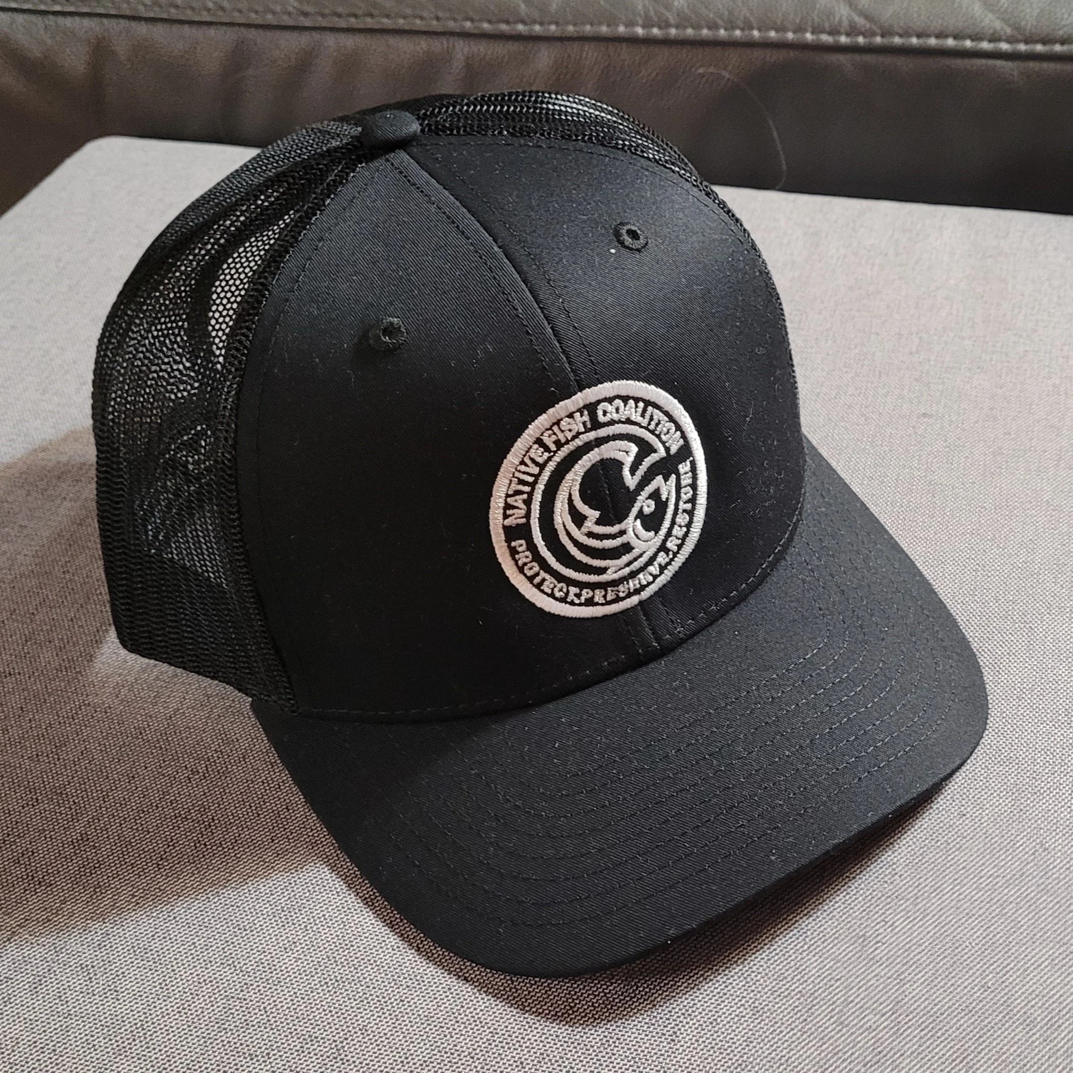 Just In: Black on Black Richardson 112 Trucker Hats with White Embroidered NFC Logo...