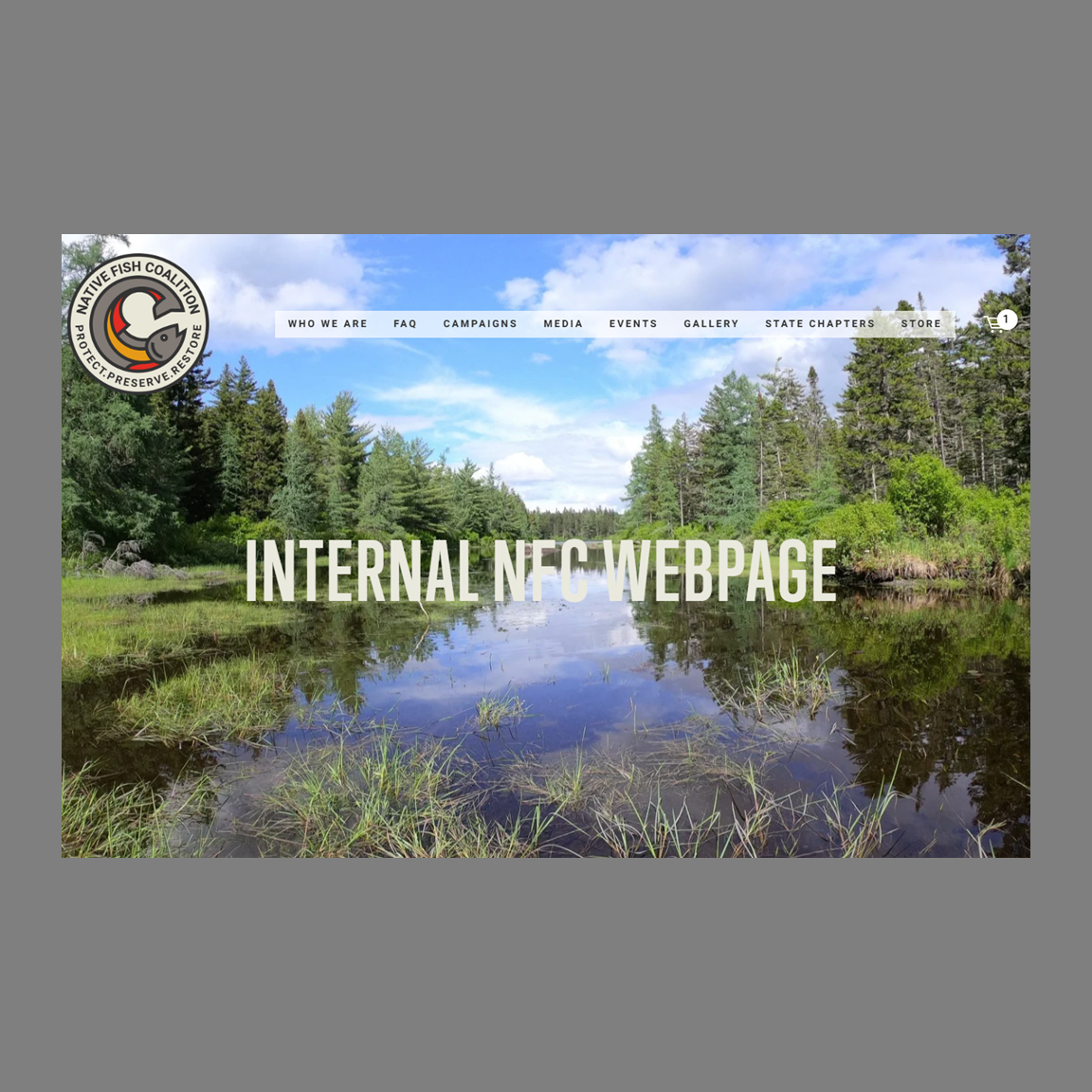 Internal NFC Webpage Quick Reference