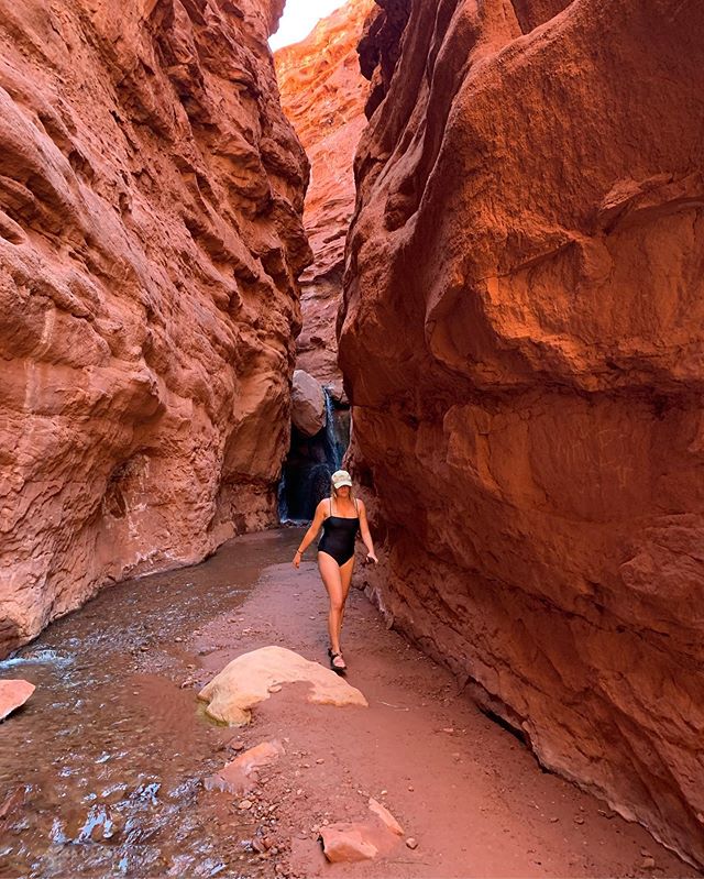 Finding yourself deep in a canyon is quite the experience, especially when you have to work to get there. This specific canyon had a waterfall 4-miles deep into it and while there, we couldn&rsquo;t help but feel like we earned the site in front of o