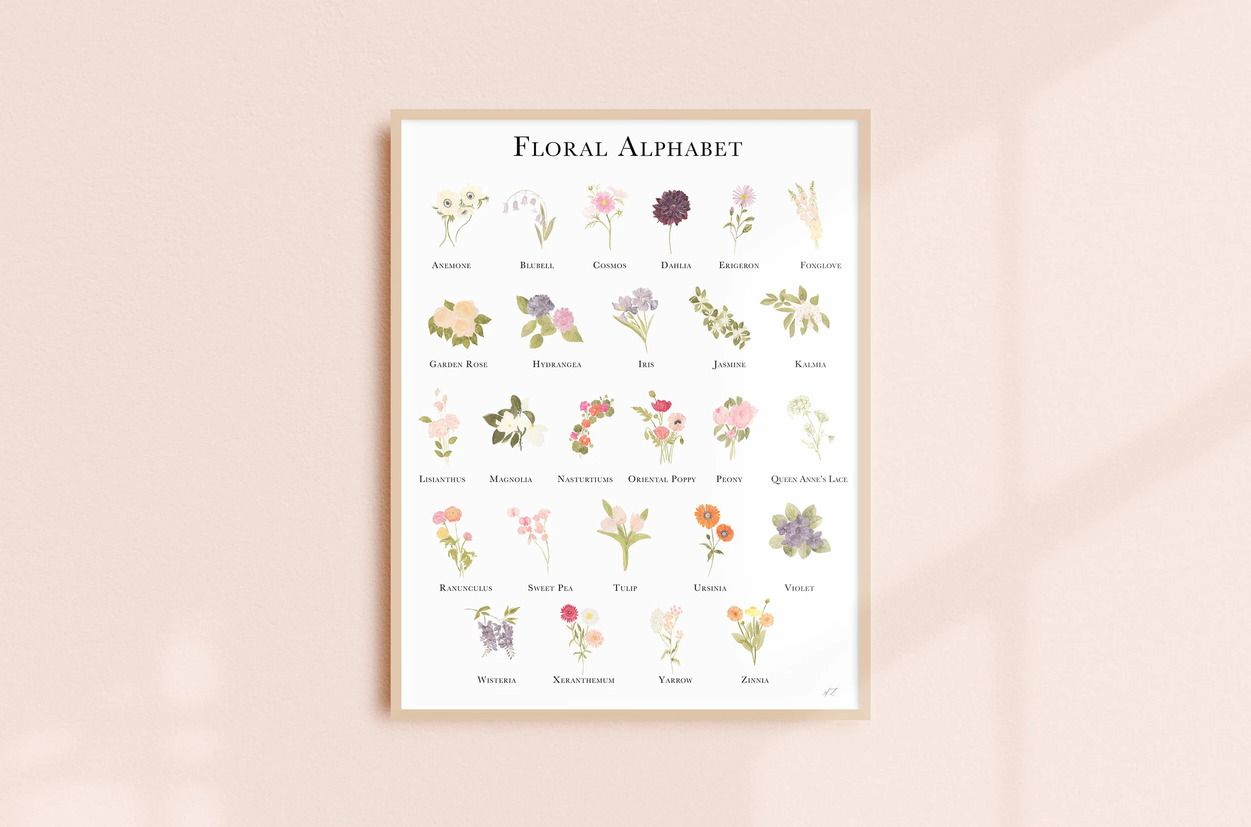 Floral Alphabet
