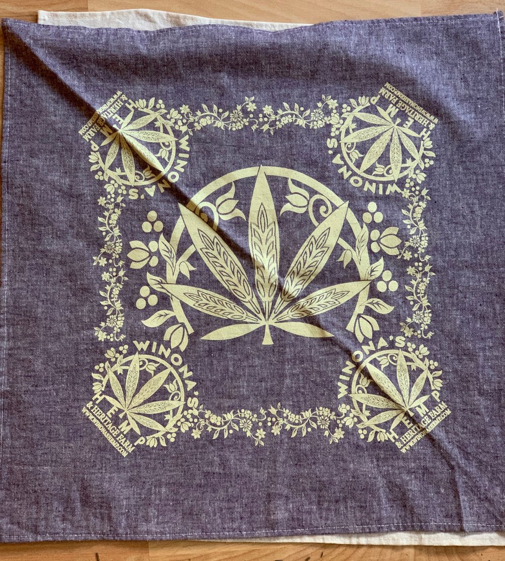 Winona's Hemp Organic Cotton Bandanas